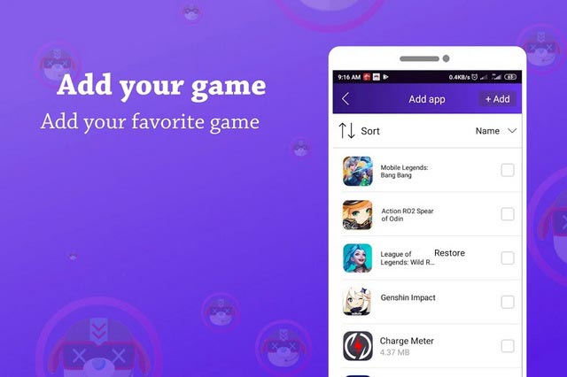 ứng dụng tăng tốc game Liên Quân