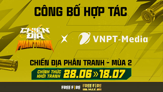 VNPT - Media chính thức là nhà tài trợ độc quyền cho Chiến Địa Phân Tranh mùa 2