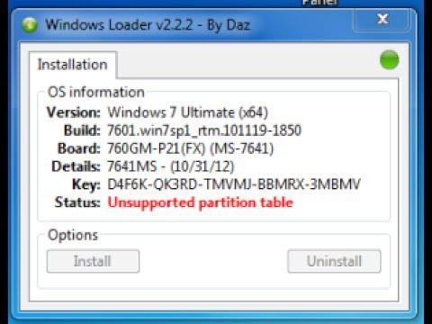 windows loader v2.2.2