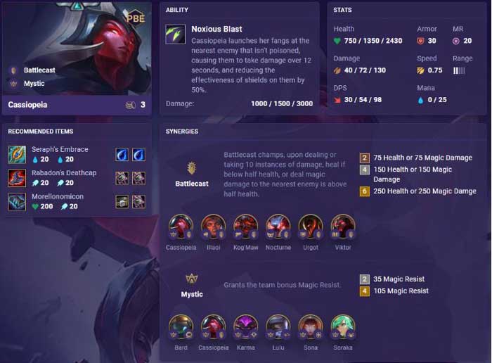 build đồ cassiopeia-0