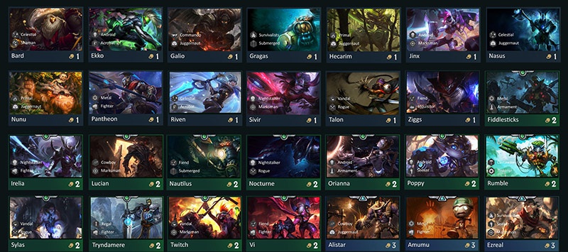 tướng dtcl mùa 3-9