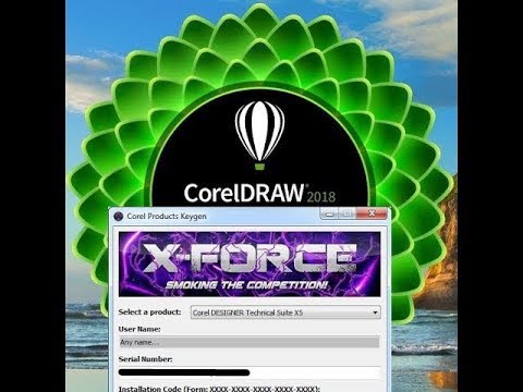 Corel Products KeyGen 2018 by XFORCE