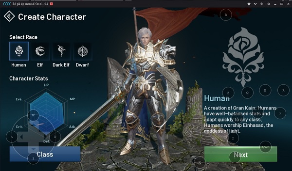 các class trong lineage 2 revolution-9
