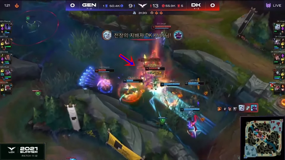 LCK mùa Hè 2021: Giãi mã chiến thuật Damwon 2-0 GenG - Ảnh 4