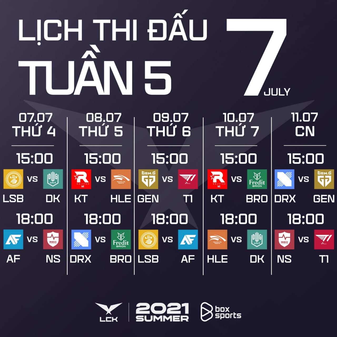 Lịch trực tiếp LCK mùa Hè 2021 tuần 5 - Ảnh 3