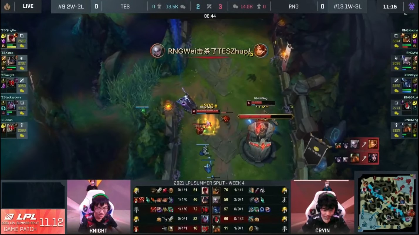 LPL mùa Hè 2021: Phân tích chiến thuật TES 2-1 RNG - Ảnh 1