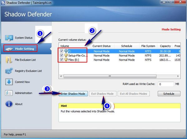 phần mềm đóng băng shadow defender-8