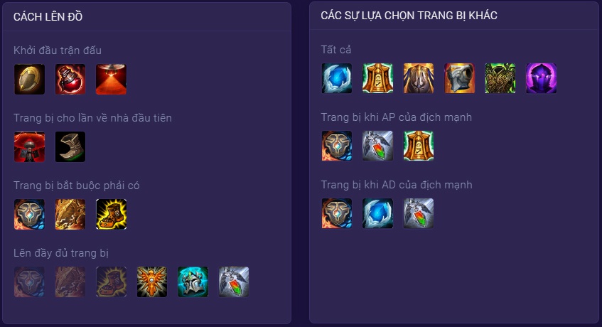 cách lên đồ thresh ad-2