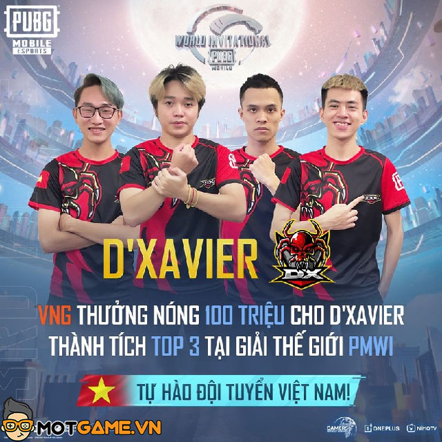 PUBG Mobile: VNG thưởng nóng cho D’XAVIER nhờ thành tích "không tưởng" tại giải PMWI