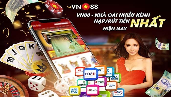 Các Kênh thanh toán điện tử được tích hợp trên VN88